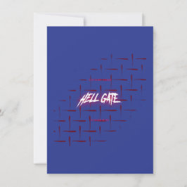 Donkerblauwe achtergrond | Elegant minimalistisch Bedankkaart
