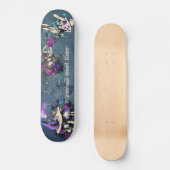  donkerblauwe Alice in Wonderland Illustratie Persoonlijk Skateboard (Voorkant)