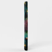 Donkerblauwe Blauwgroen blauwe roze Paarse melkweg Case-Mate iPhone Case (Achterkant/rechts)