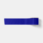 Donkerblauwe brede satijnen lint (Voorkant)