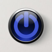 Donkerblauwe Button (Voorkant)