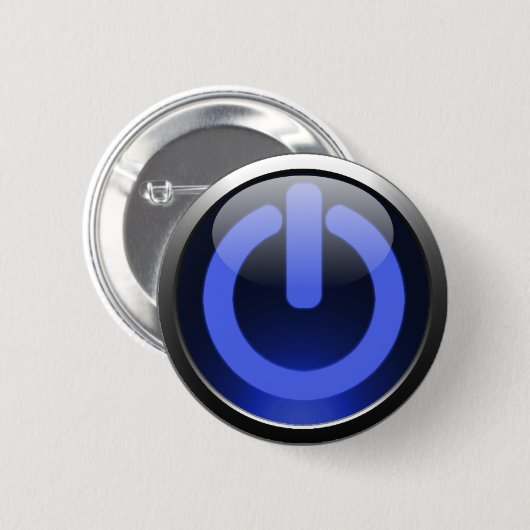 Donkerblauwe Button (Voorkant /achterkant)