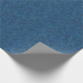 Donkerblauwe denim textuur cadeaupapier (Hoek)