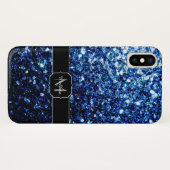 Donkerblauwe, diepe gladde vleugjes Case-Mate iPhone case (Achterkant (horizontaal))