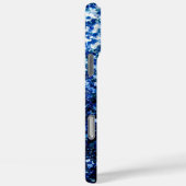 Donkerblauwe, diepe, gladde vleugjes Case-Mate iPhone case (Achterkant / Rechts)
