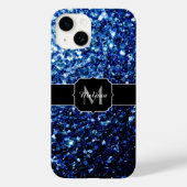 Donkerblauwe, diepe gladde vleugjes Case-Mate iPhone case (Achterkant)