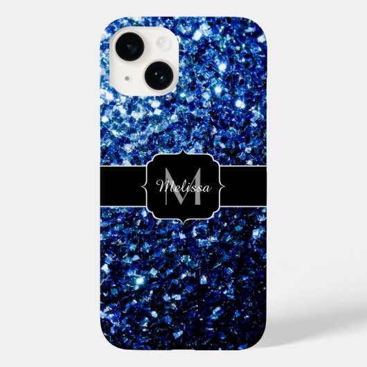 Donkerblauwe, diepe gladde vleugjes Case-Mate iPhone case (Achterkant)