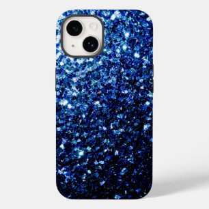Donkerblauwe, diepe, gladde vleugjes iPhone 14 hoesje