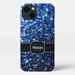 Donkerblauwe, diepe gladde vleugjes iPhone 13 hoesje