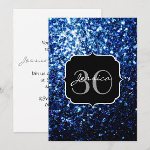 Donkerblauwe, diepe gladde vleugjes kaart