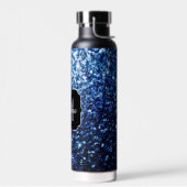 Donkerblauwe, diepe gladde vleugjes waterfles (Links)
