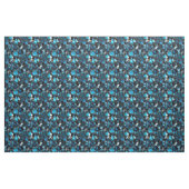 Donkerblauwe edelstenen stof (Fat Quarter)