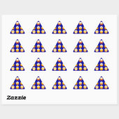 donkerblauwe emojas sticker (Vel)