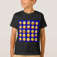 donkerblauwe emojas