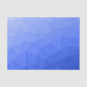 Donkerblauwe geometrische mesh-patroon met verloop tissuepapier (Voorkant)