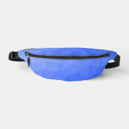 Donkerblauwe geometrische meshpatroon met verloop heuptasje