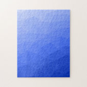 Donkerblauwe geometrische meshpatroondriehoek met legpuzzel (Verticaal)