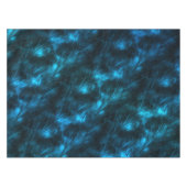 Donkerblauwe golven tafelkleed (Voorkant (Horizontaal))