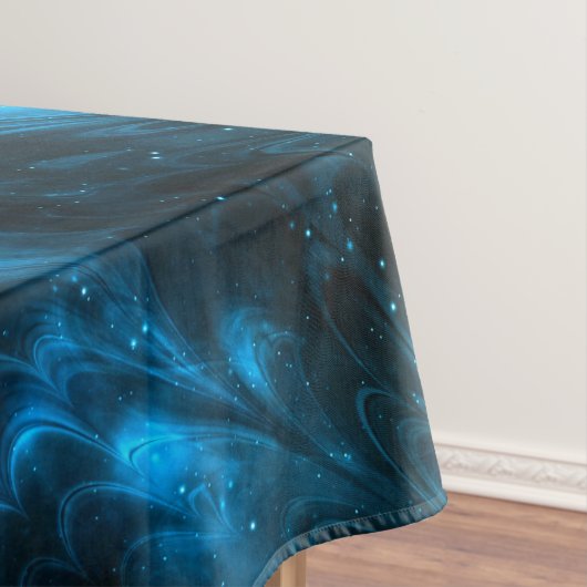 Donkerblauwe golven tafelkleed (Voorbeeld)