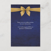 Donkerblauwe goudbaars informatiekaartje (Achterkant)