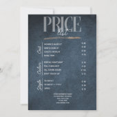 Donkerblauwe gouden Kaart met een zwarte lijst van (Voorkant)