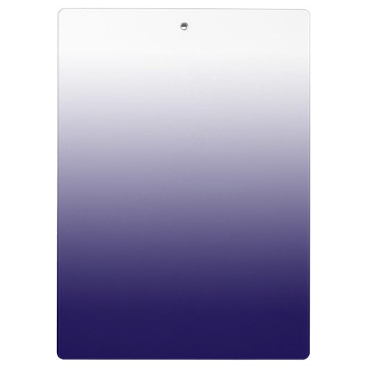 Donkerblauwe gradiënt Gepersonaliseerde leraar Klembord (Achterkant)