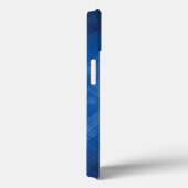Donkerblauwe hi-tech achtergrond Case-Mate iPhone case (Achterkant / Rechts)