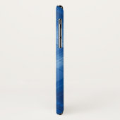 Donkerblauwe hi-tech achtergrond Case-Mate iPhone case (Achterkant/links)