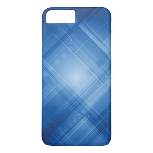 Donkerblauwe hi-tech achtergrond Case-Mate iPhone case (Achterkant)