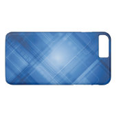 Donkerblauwe hi-tech achtergrond Case-Mate iPhone case (Achterkant (Horizontaal))