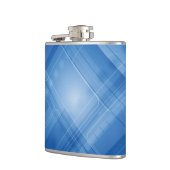 Donkerblauwe hi-tech achtergrond heupfles (Links)