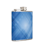 Donkerblauwe hi-tech achtergrond heupfles (Rechts)