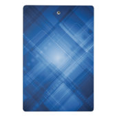 Donkerblauwe hi-tech achtergrond mini klembord (Achterkant)