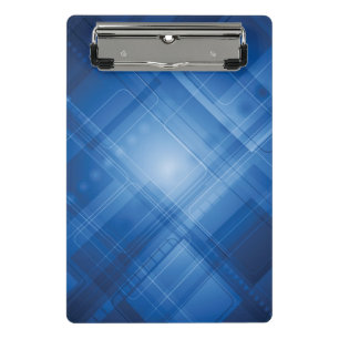 Donkerblauwe hi-tech achtergrond mini klembord