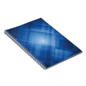 Donkerblauwe hi-tech achtergrond notitieboek (Rechterzijde)