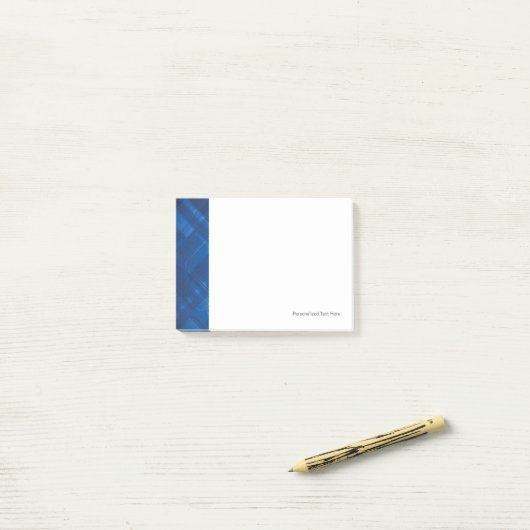 Donkerblauwe hi-tech achtergrond post-it® notes (Op bureau)