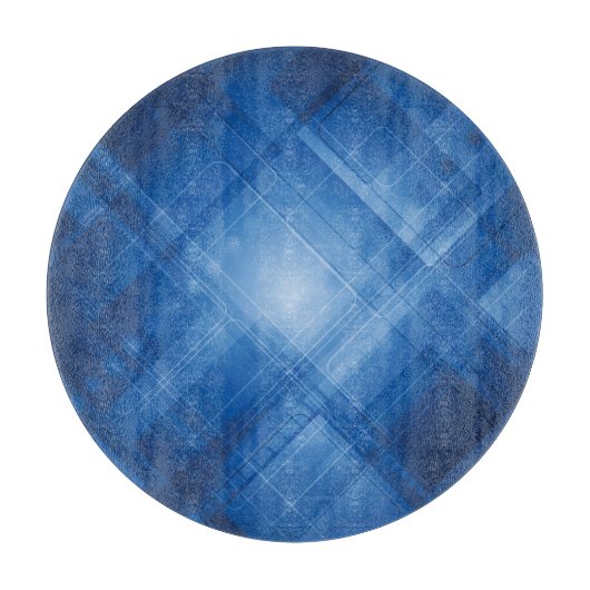 Donkerblauwe hi-tech achtergrond snijplank (Voorkant)