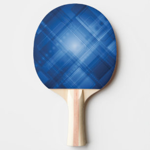 Donkerblauwe hi-tech achtergrond tafeltennisbatje