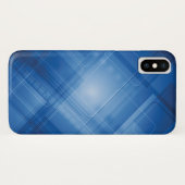 Donkerblauwe hightech achtergrond Case-Mate iPhone case (Achterkant (horizontaal))