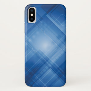Donkerblauwe hightech achtergrond Case-Mate iPhone case