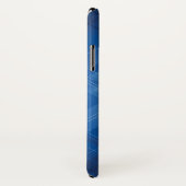 Donkerblauwe hightech achtergrond Case-Mate iPhone case (Achterkant / rechts)