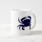 Donkerblauwe krab 2 grote koffiekop (Voorkant rechts)