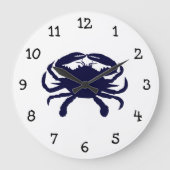 Donkerblauwe krab grote klok (Voorkant)