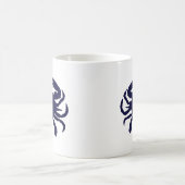 Donkerblauwe krab koffiemok (Center)