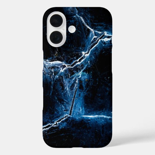 Donkerblauwe kunstfoto Case-Mate iPhone case (Achterkant)