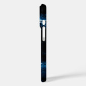 Donkerblauwe kunstfoto Case-Mate iPhone case (Achterkant / Links)