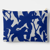 Donkerblauwe Lily Silhouete Etui (Achterkant)