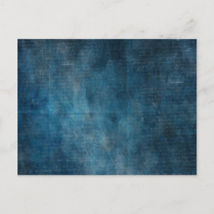 Donkerblauwe lucht in de ruimte met schrijven briefkaart