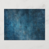 Donkerblauwe lucht in de ruimte met  schrijven briefkaart (Voorkant)