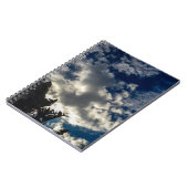 Donkerblauwe lucht notitieboek (Linkerzijde)